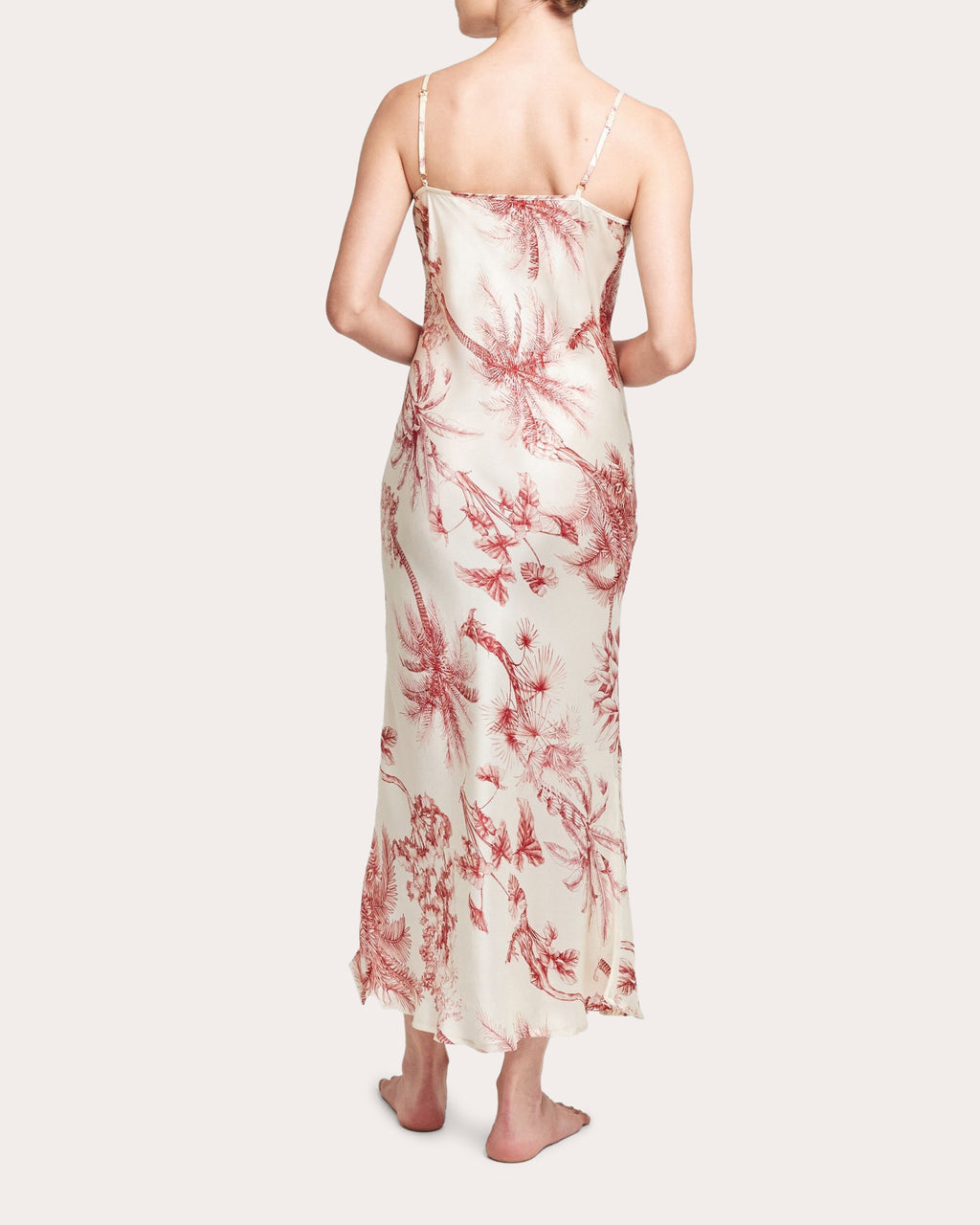 Provence Silk Midi Slip Dress