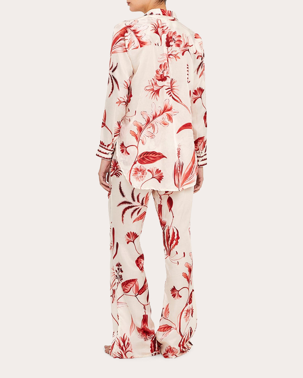 La Vie Rouge Cotton Silk Pull-On Pants