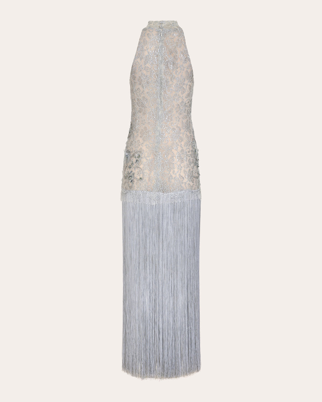 Siena Beaded Lace Fringe Maxi Dress