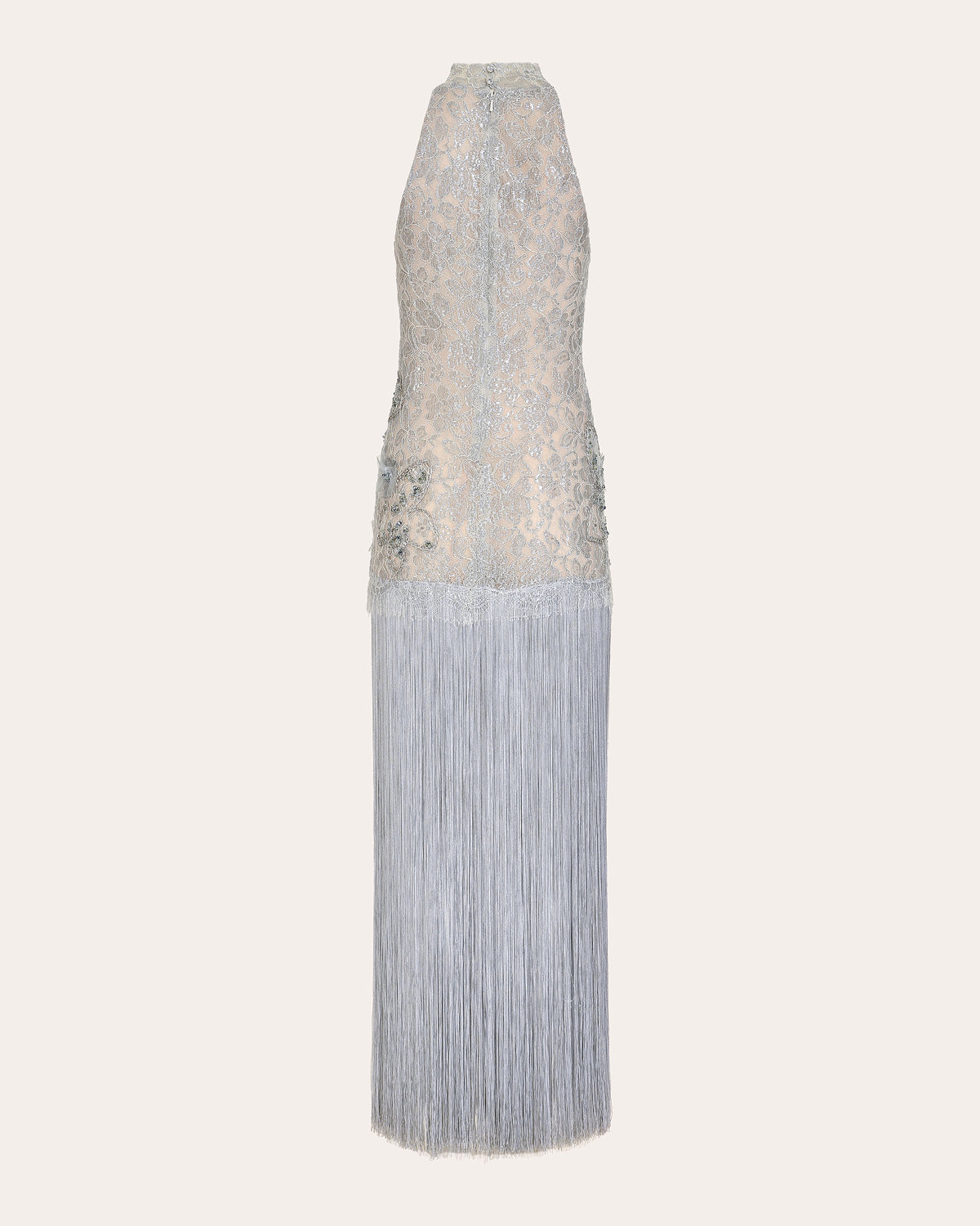 Siena Beaded Lace Fringe Maxi Dress