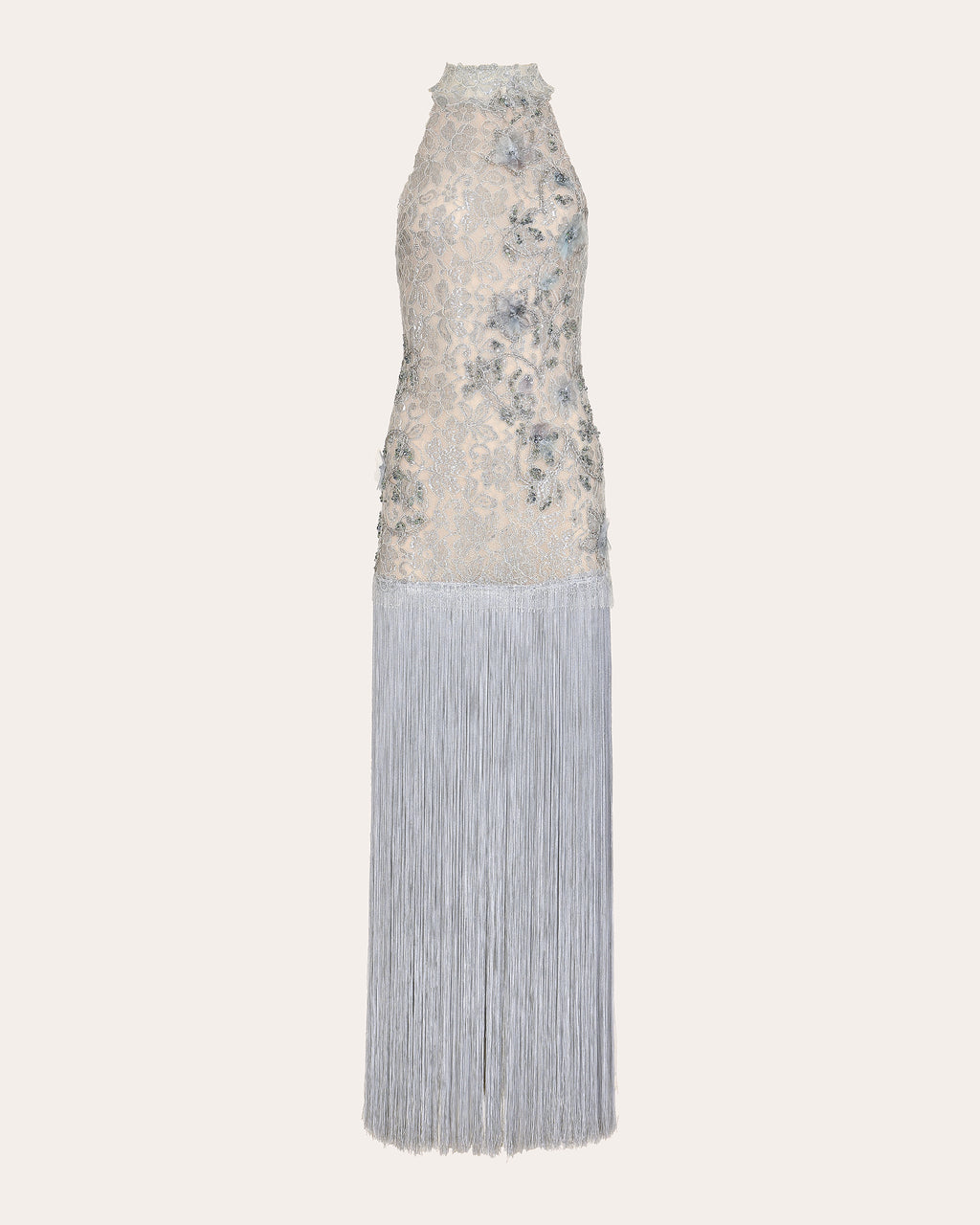 Siena Beaded Lace Fringe Maxi Dress