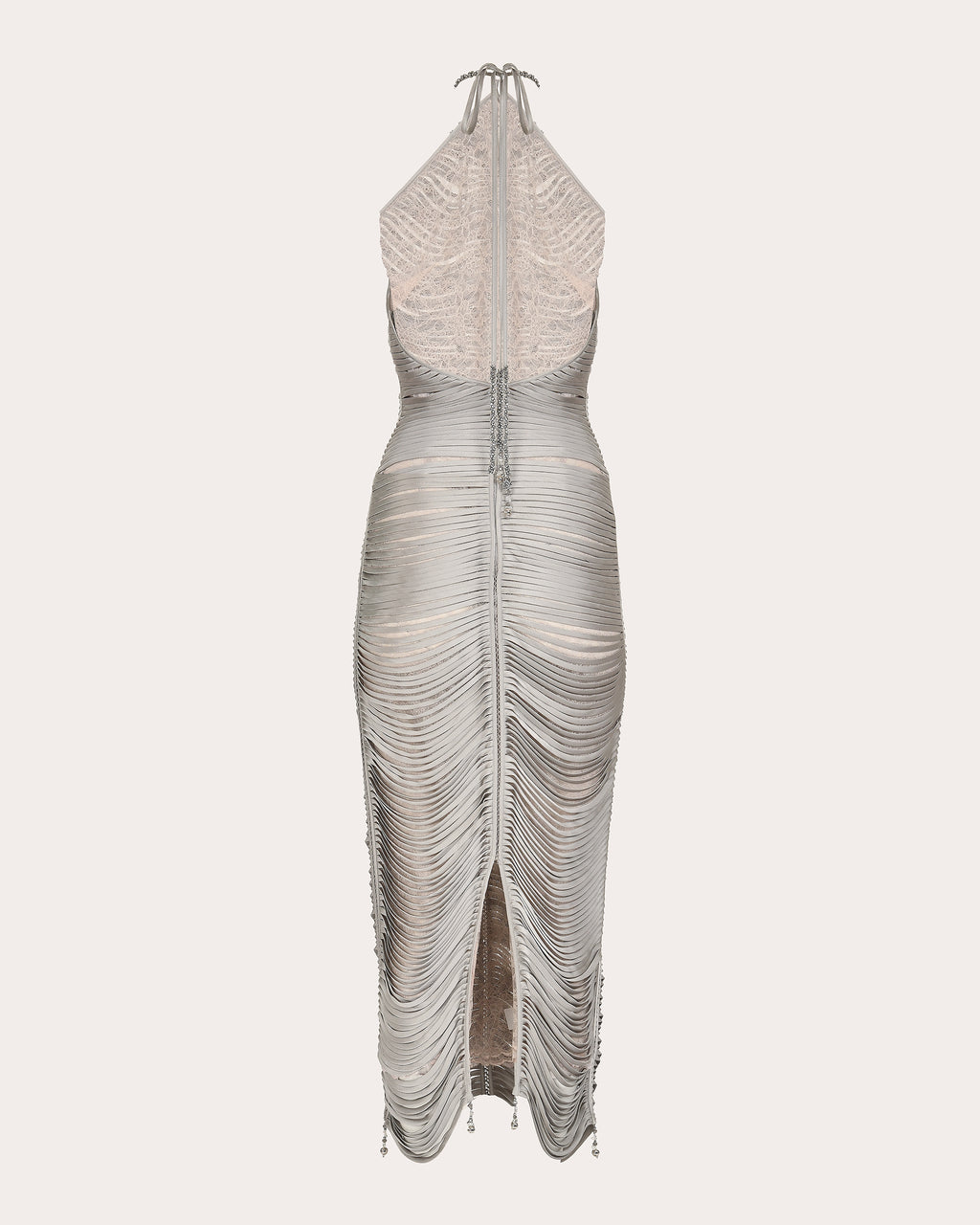 Solar Silk Pata de Cabra Halter Dress