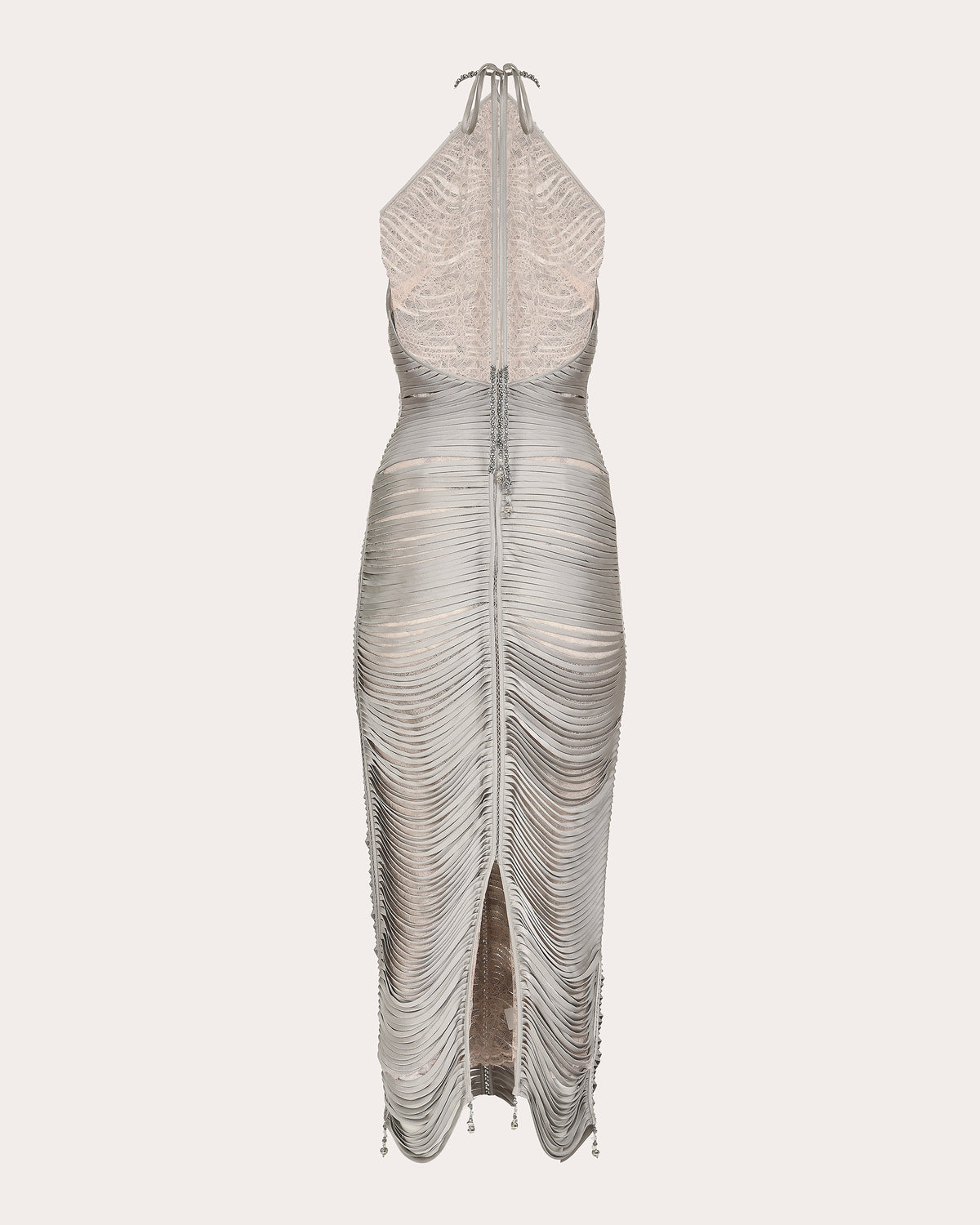 Solar Silk Pata de Cabra Halter Dress