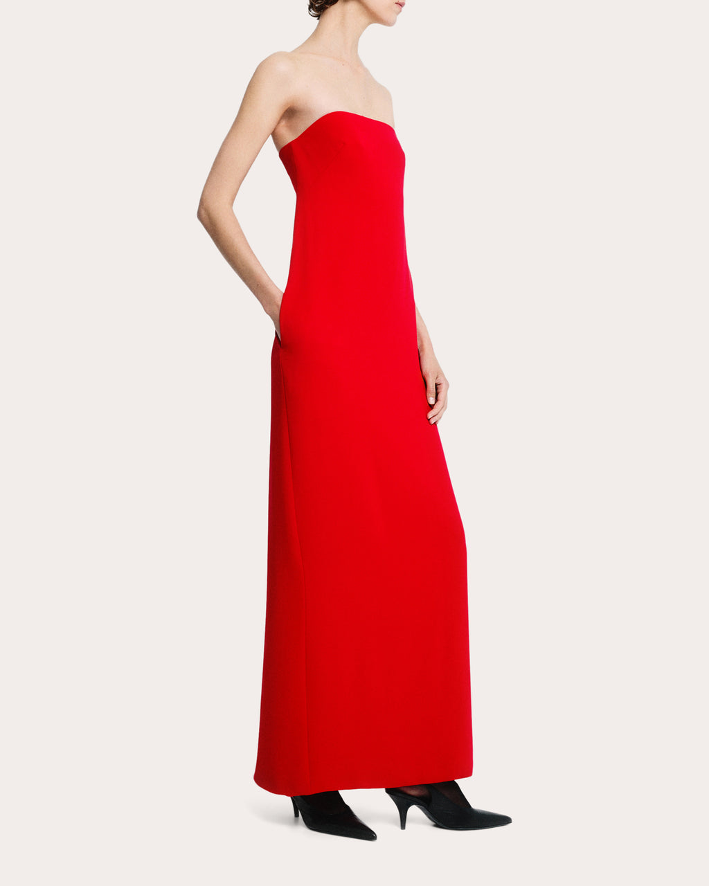 Crepe Maxi Dress