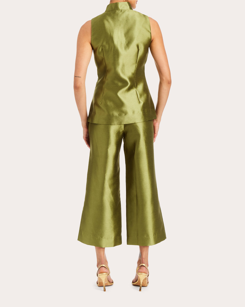 Tamara Embellished Dupioni Vest