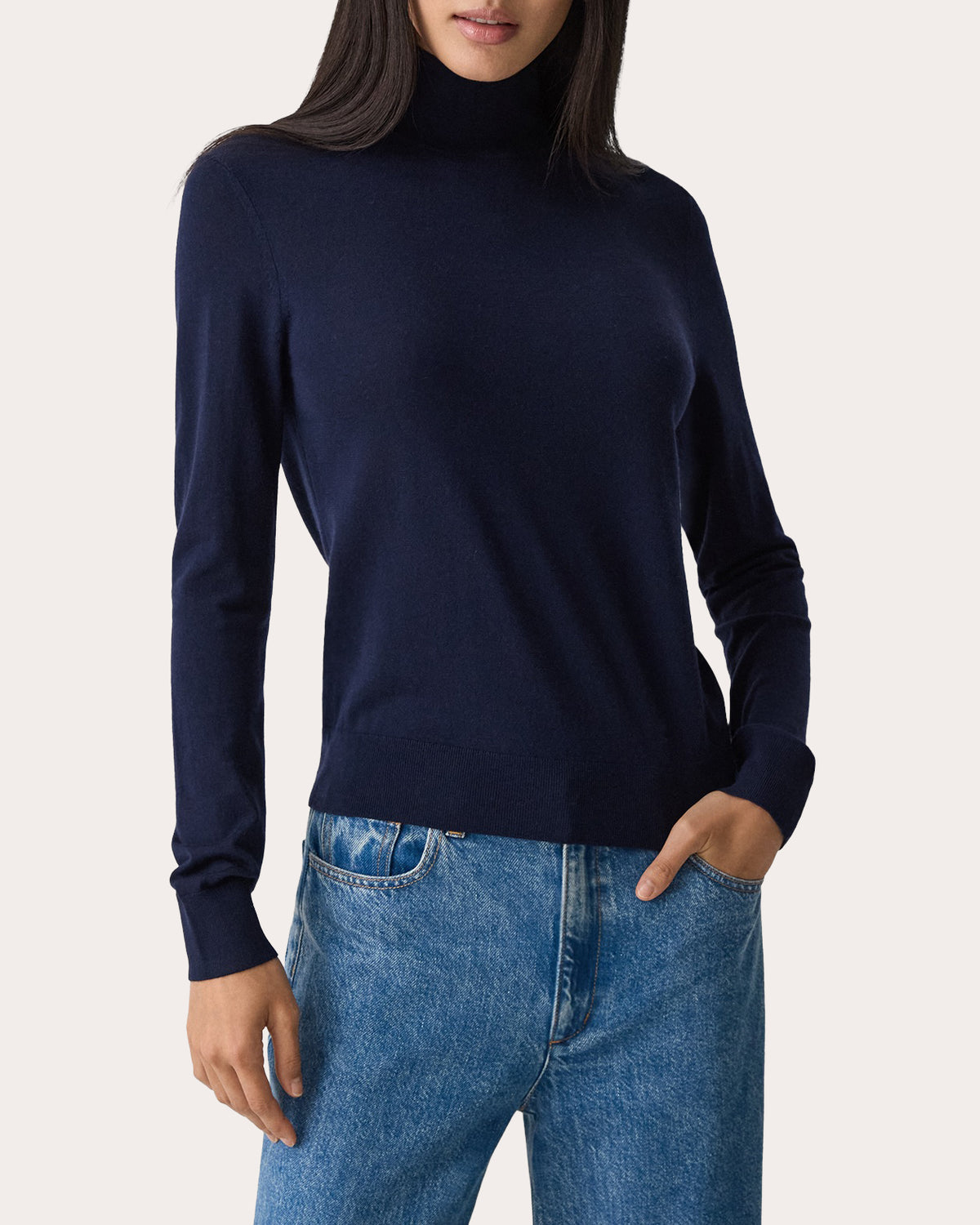 Regal Wool Mock Neck Sweater