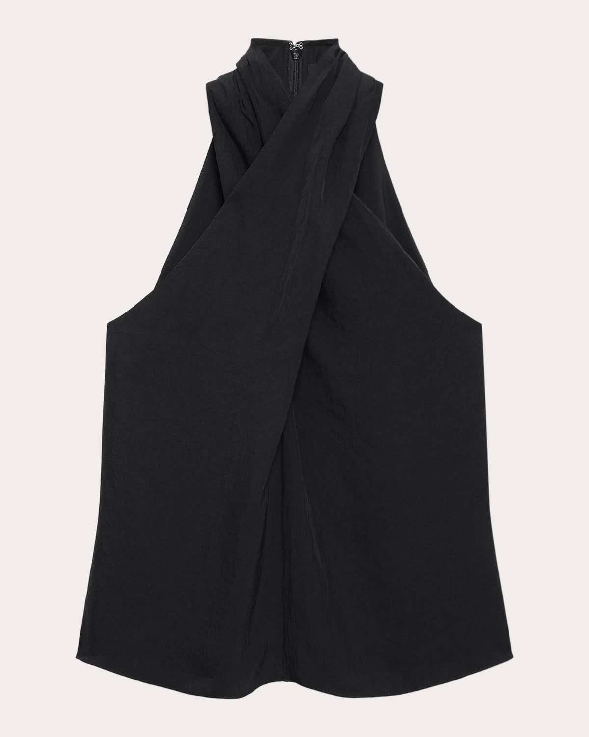 Twill Twisted Halter Top