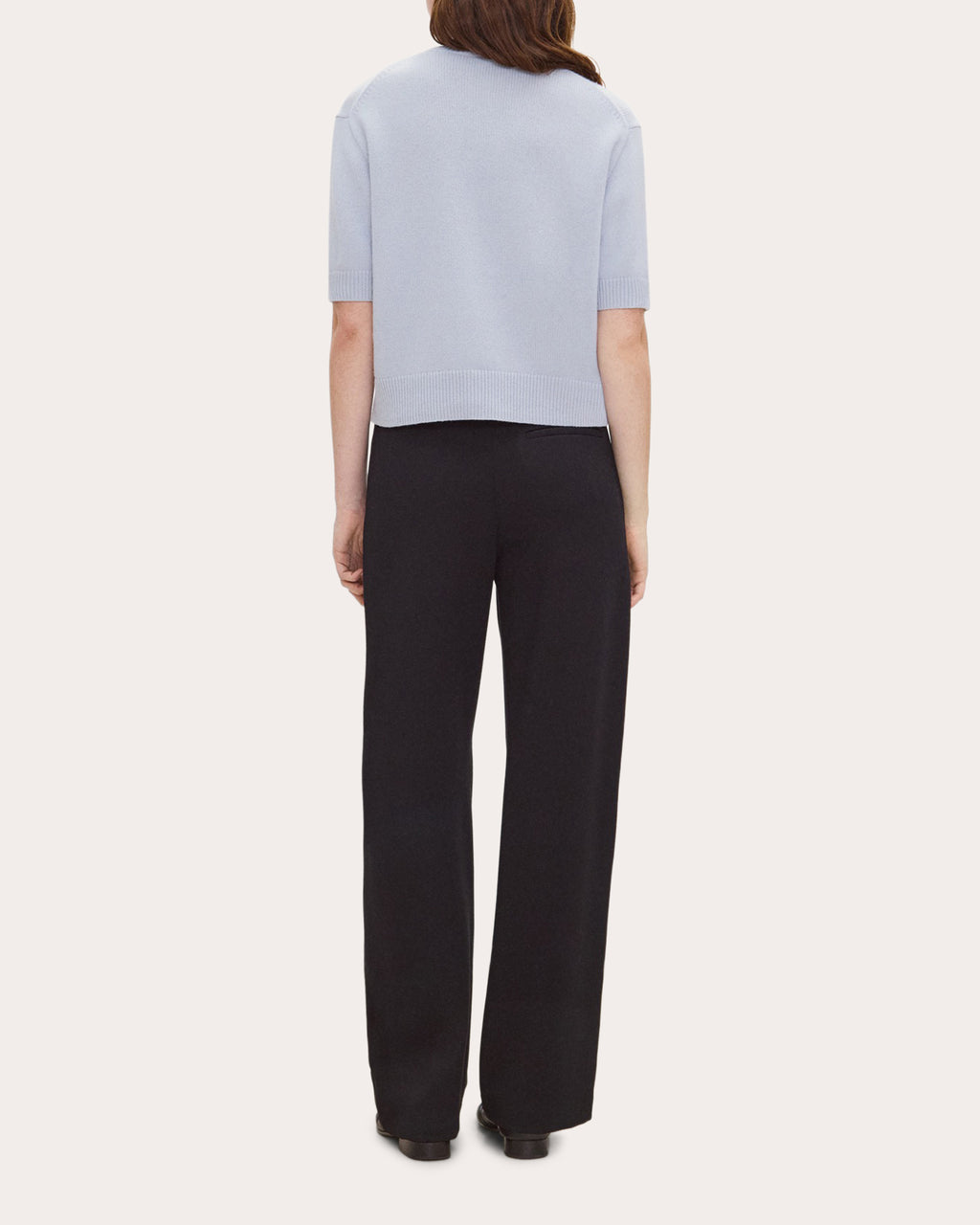 Cashmere Knit Crewneck Tee