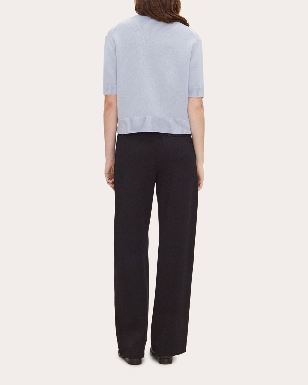 Cashmere Knit Crewneck Tee