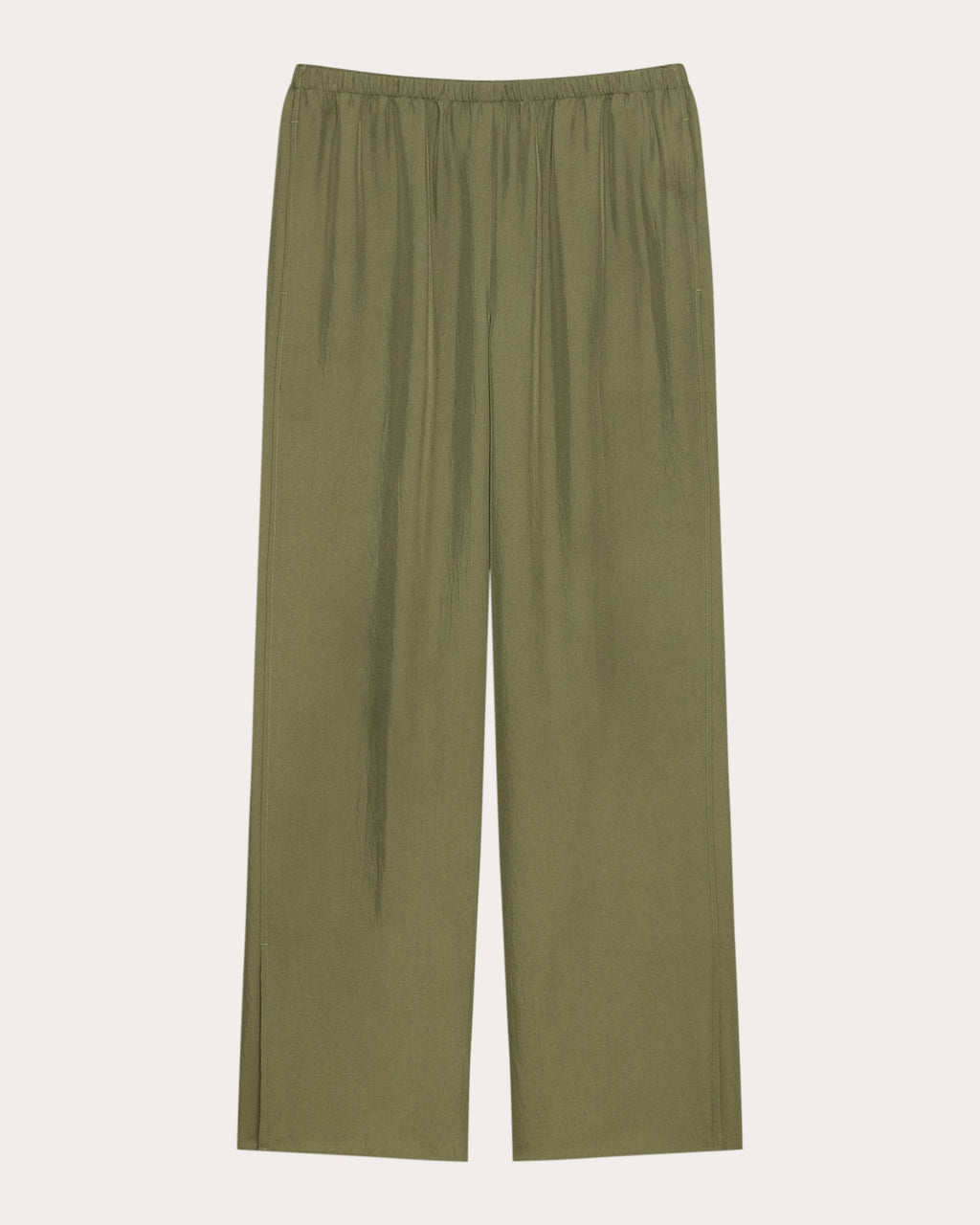 Washed Twill Vented Pull-On Pants