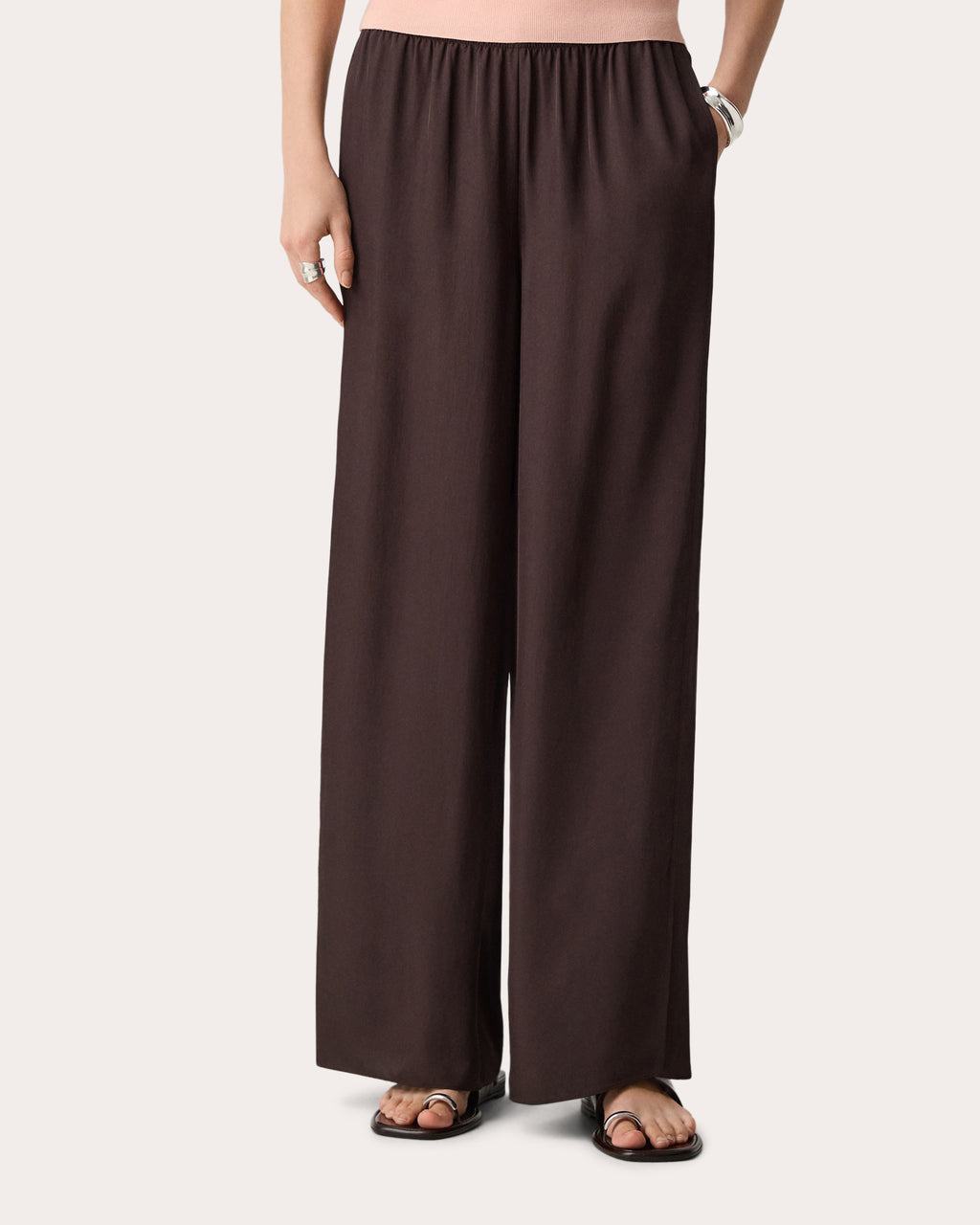 Washed Twill Vented Pull-On Pants