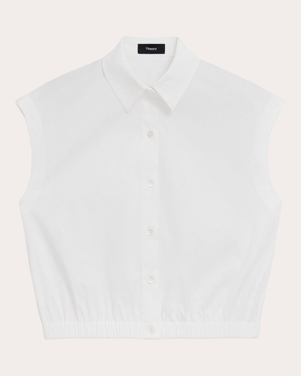 Good Poplin Cap-Sleeve Shirt