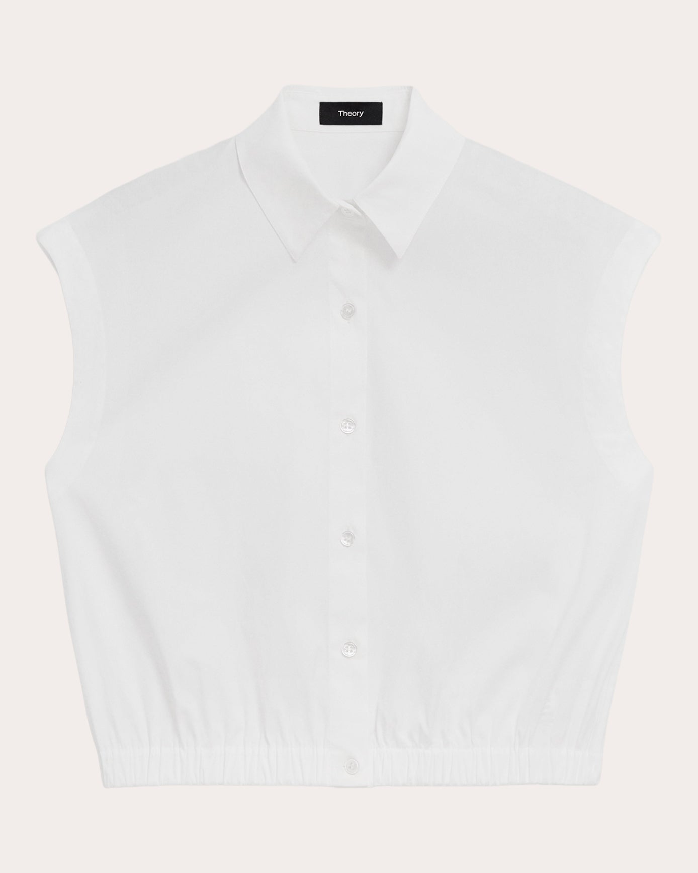 Good Poplin Cap-Sleeve Shirt
