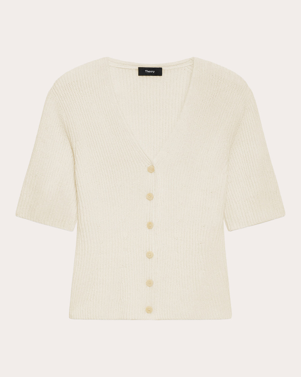 Knit Shaped V-Neck Cardigan