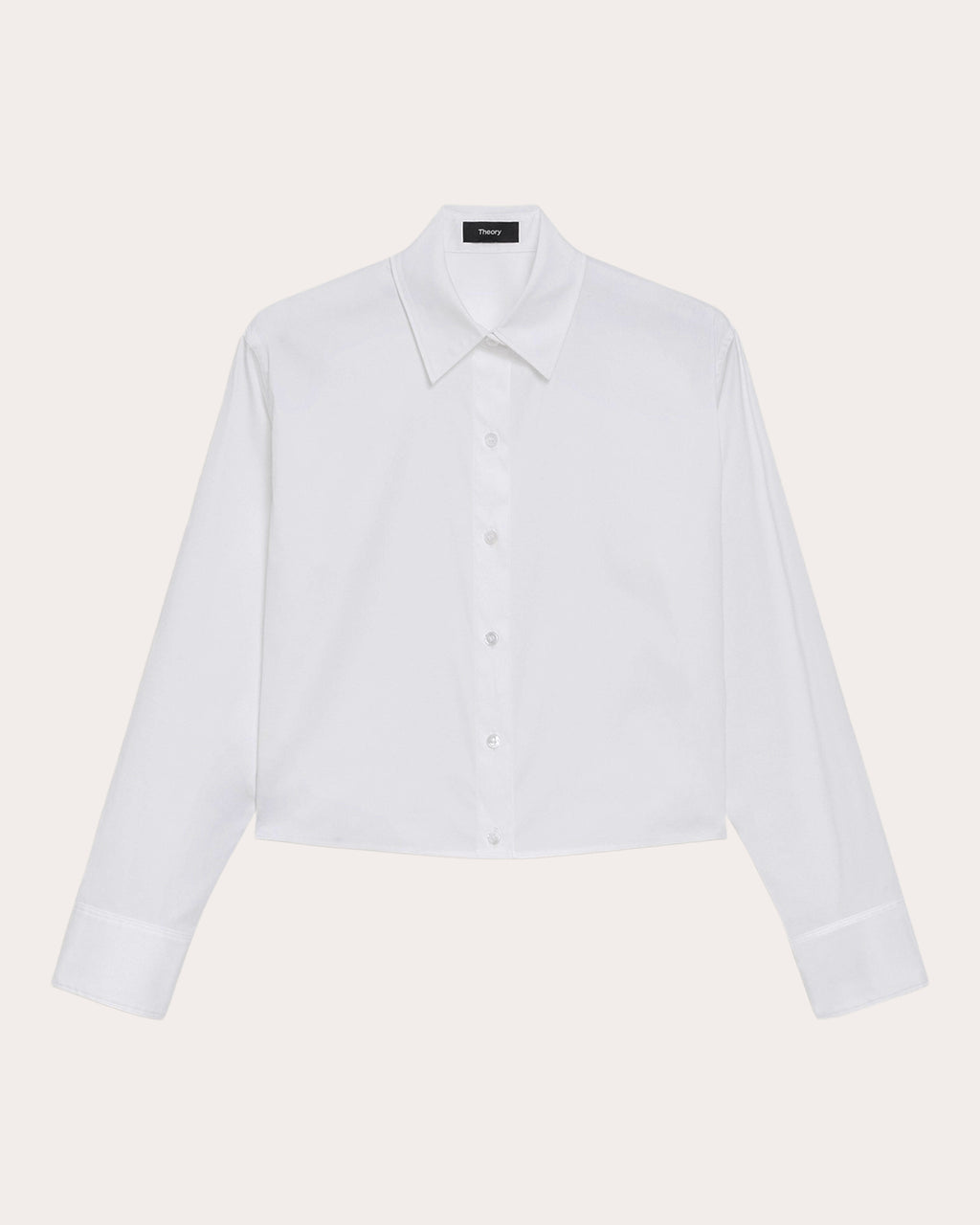 Good Poplin Cropped Tab Shirt