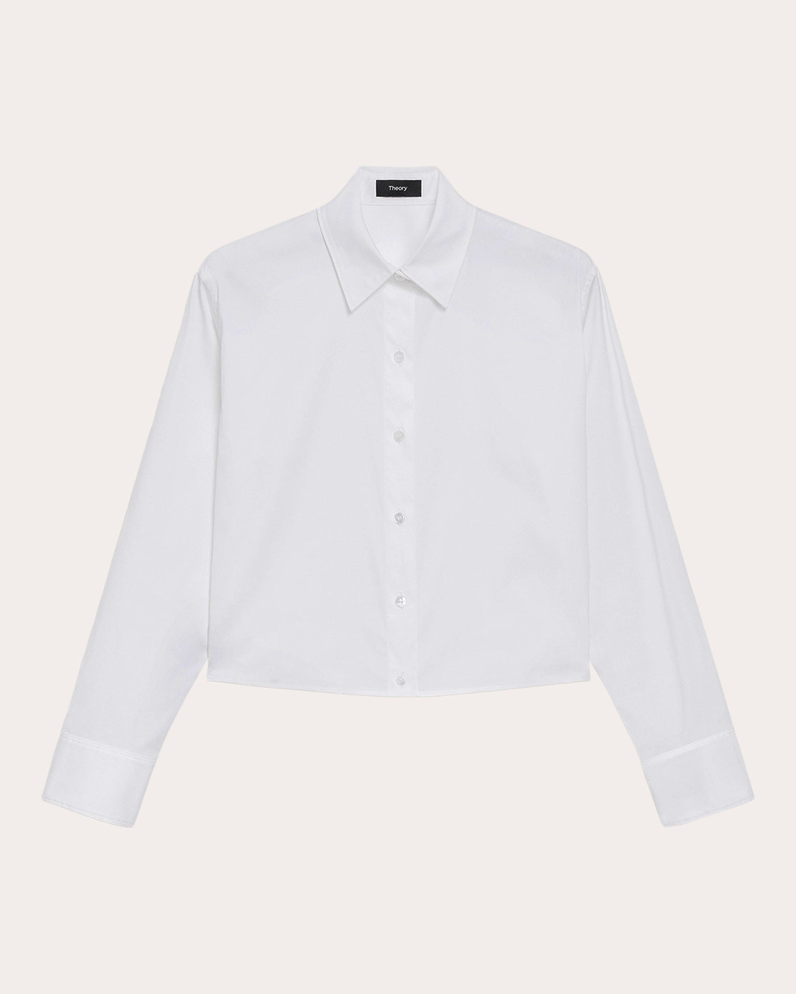 Good Poplin Cropped Tab Shirt