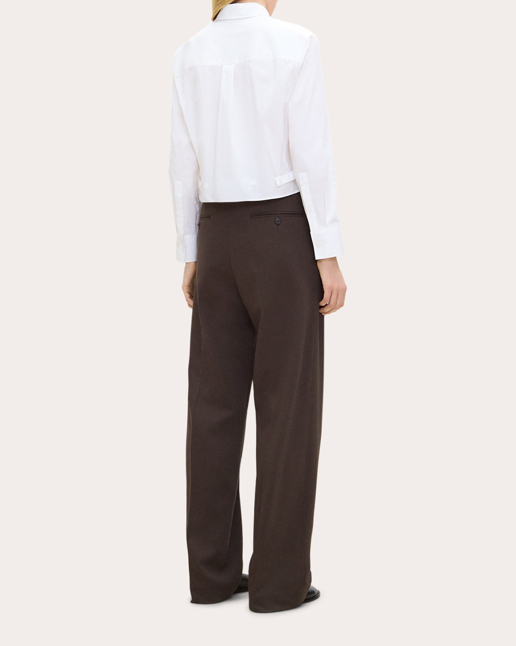 Good Poplin Cropped Tab Shirt
