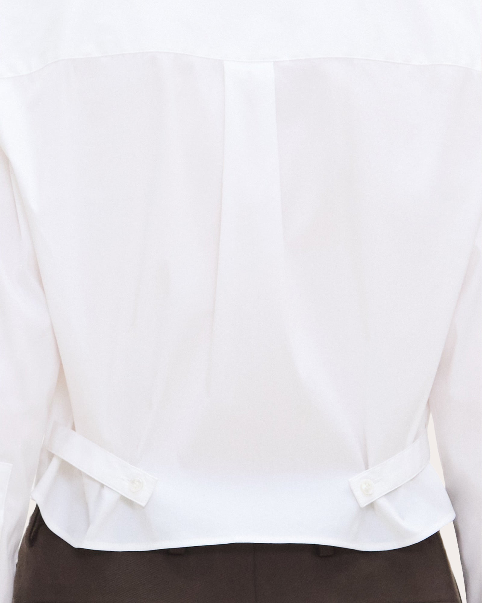 Good Poplin Cropped Tab Shirt