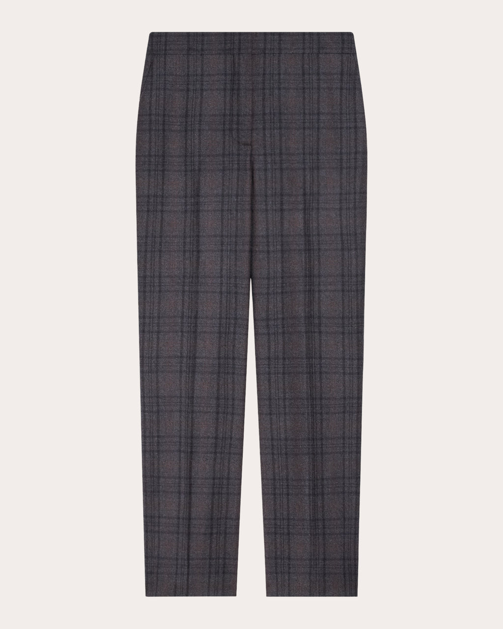 Plaid Sleek Flannel Marcee Stovepipe Pants