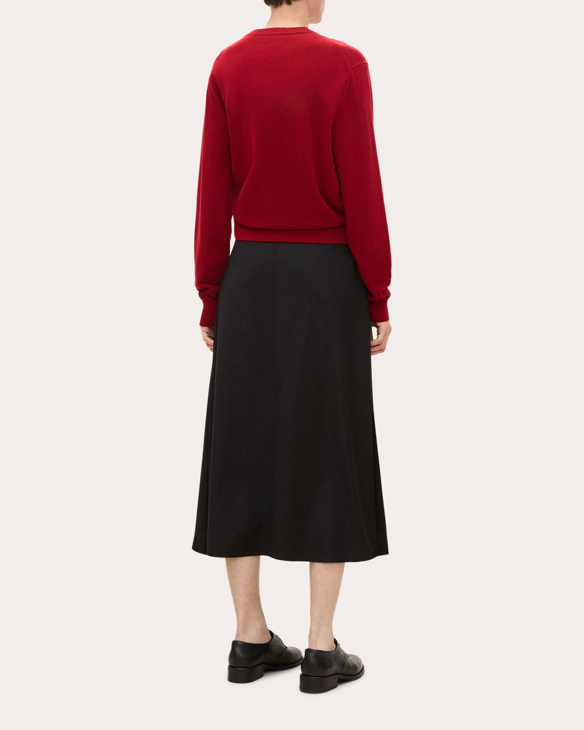 Flannel Pleated Midi Wrap Skirt