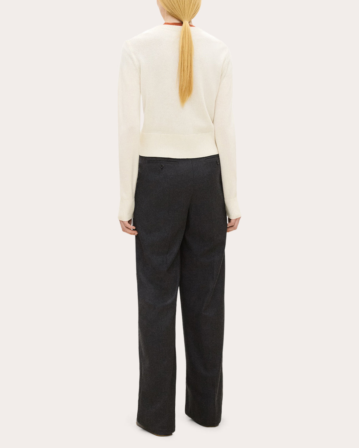 Cashmere Knit Slim Button Cardigan