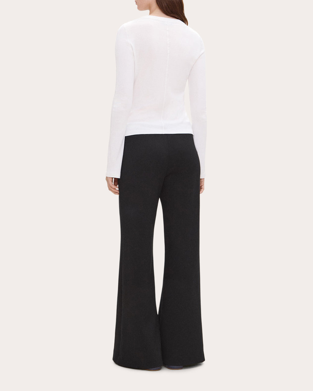 Cotton Modal Slim Long-Sleeve Top