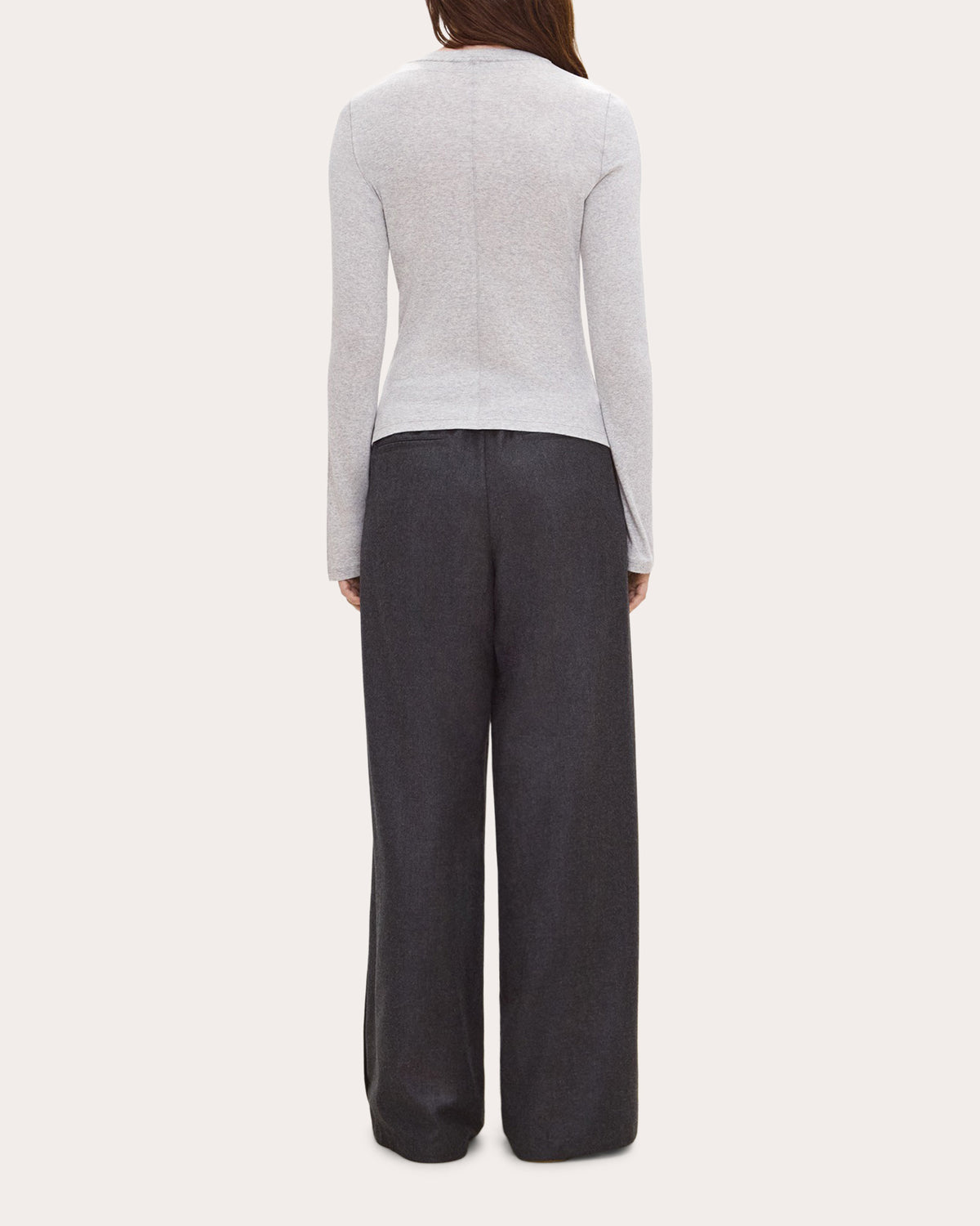 Cotton Modal Slim Long-Sleeve Top