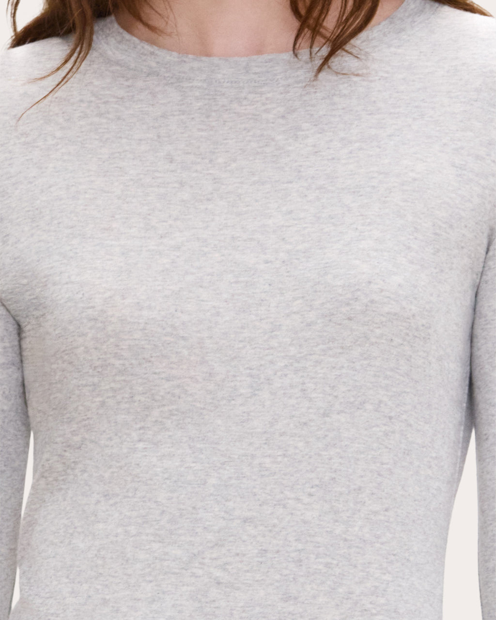 Cotton Modal Slim Long-Sleeve Top
