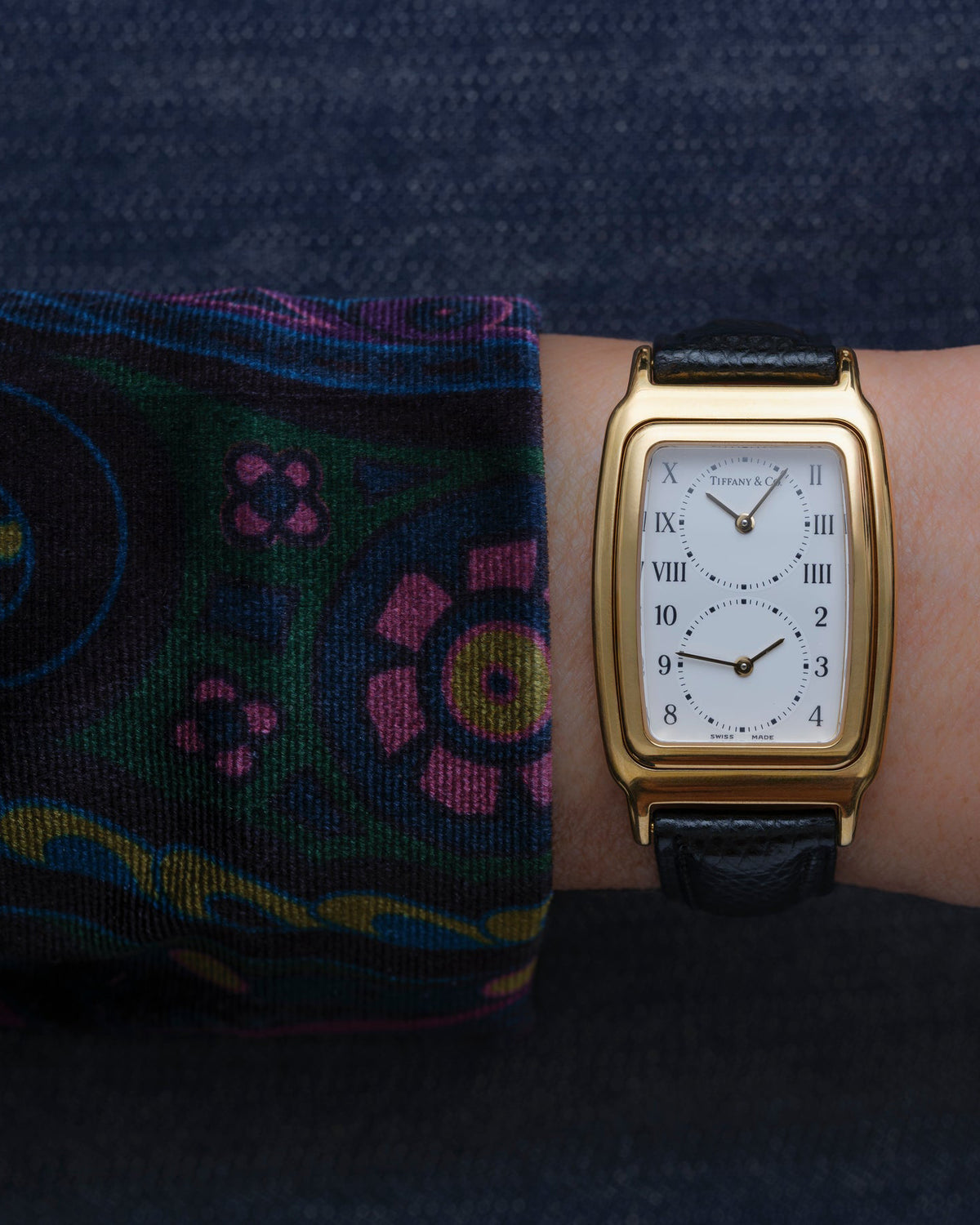Vintage Tiffany & Co. Dual-Time Flip Watch