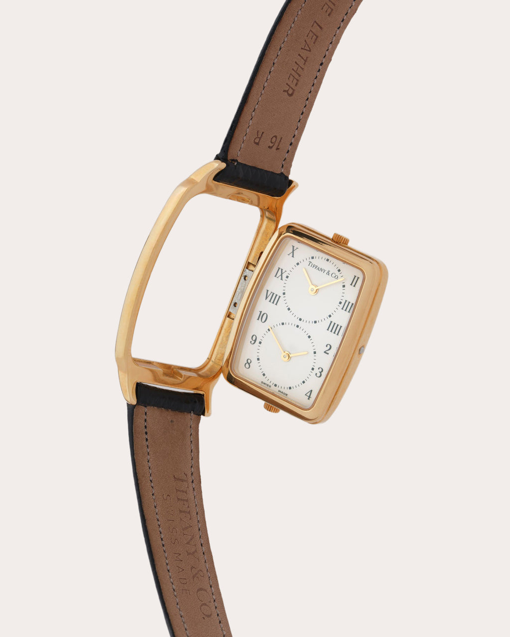 Vintage Tiffany & Co. Dual-Time Flip Watch