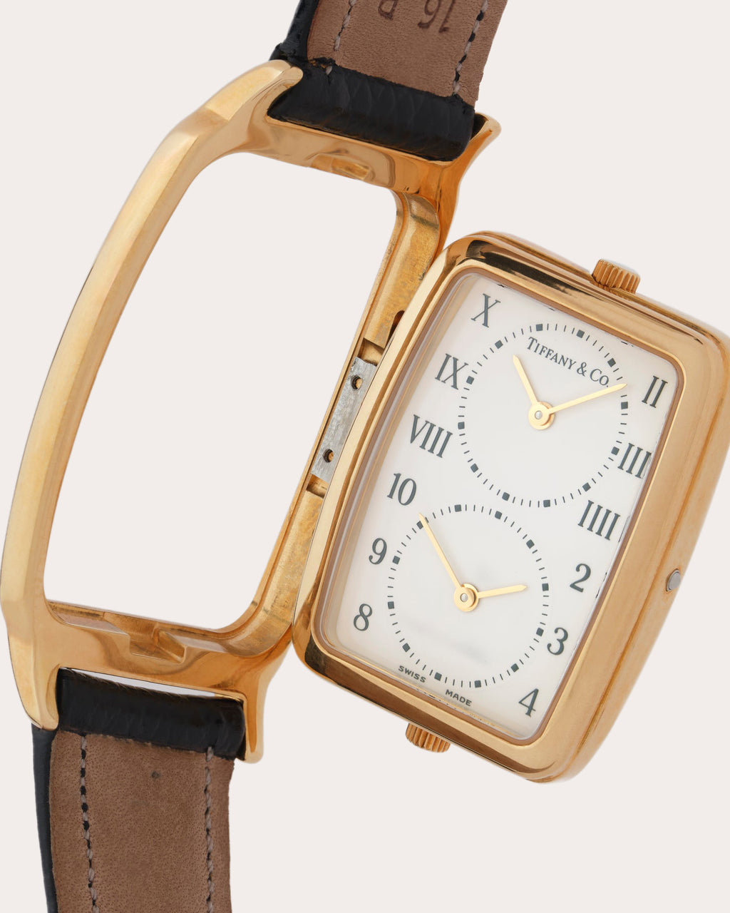 Vintage Tiffany & Co. Dual-Time Flip Watch
