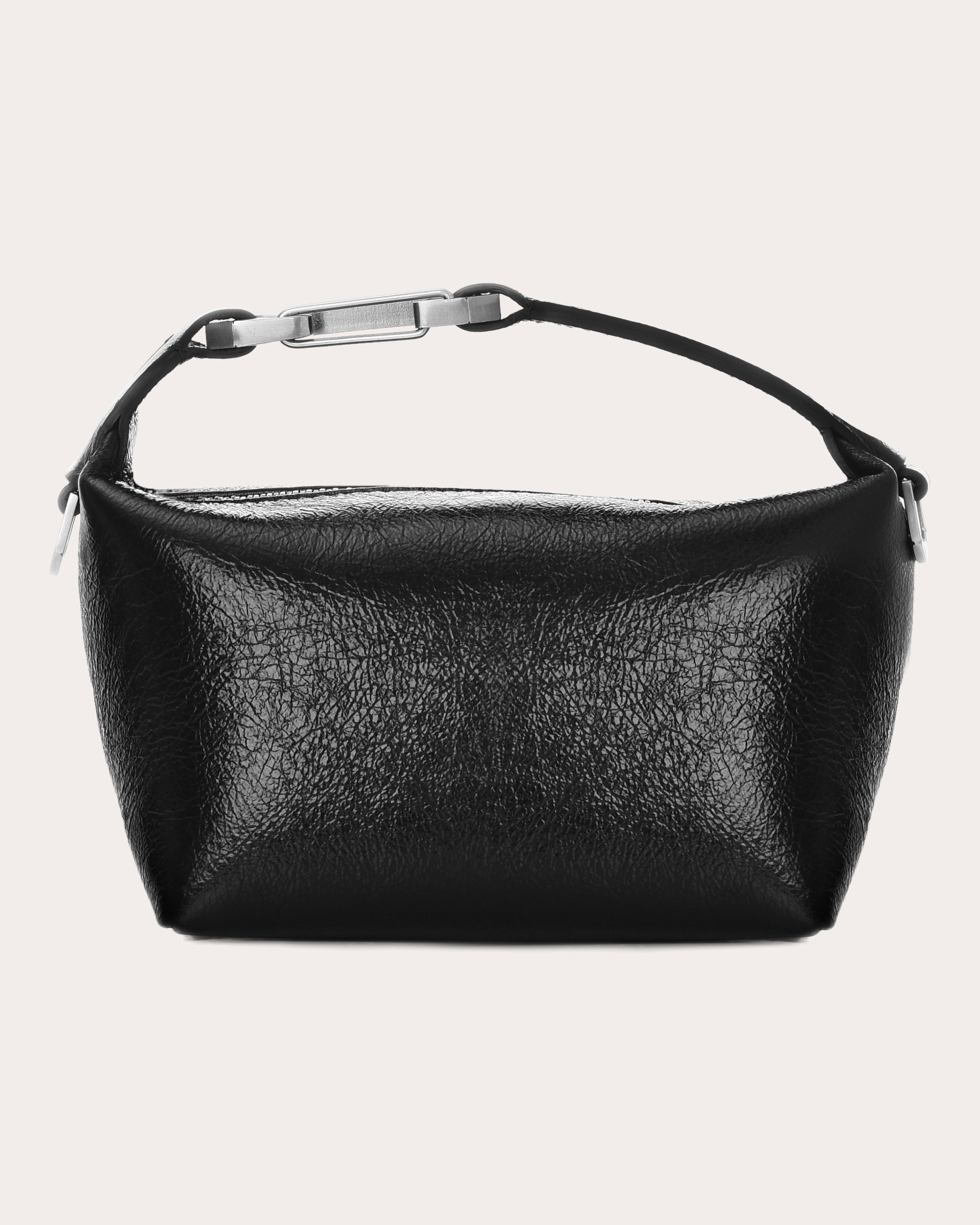Tiny Moon Laminated-Leather Shoulder Bag