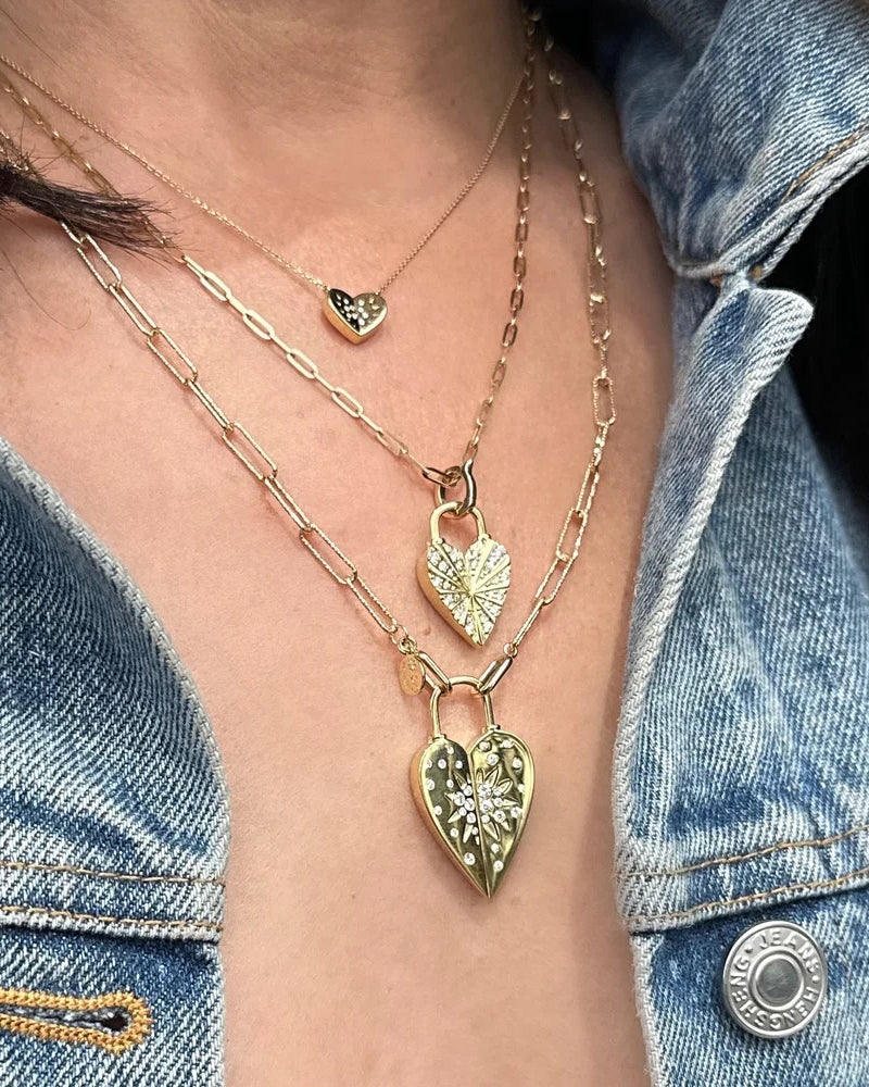 Diamond Love Explosion Heart Pendant