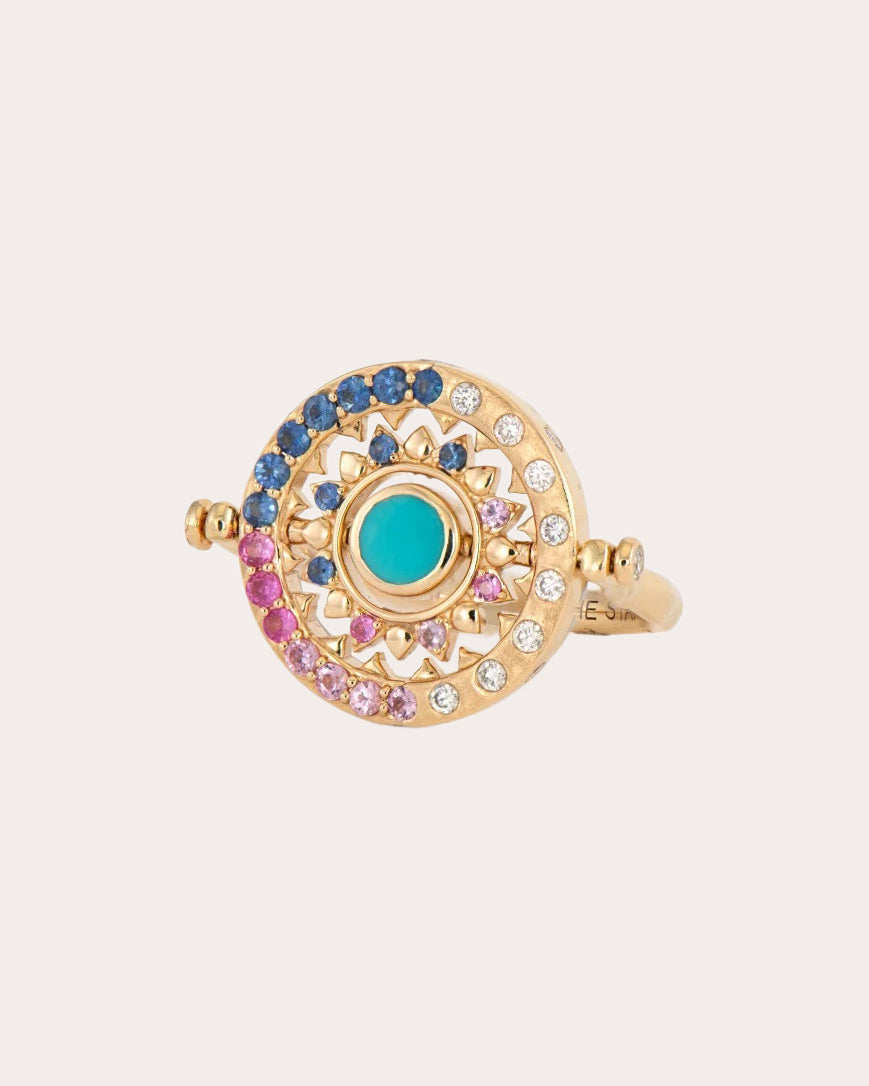 Sapphire Tell Your Story Zodiac Flip Ring