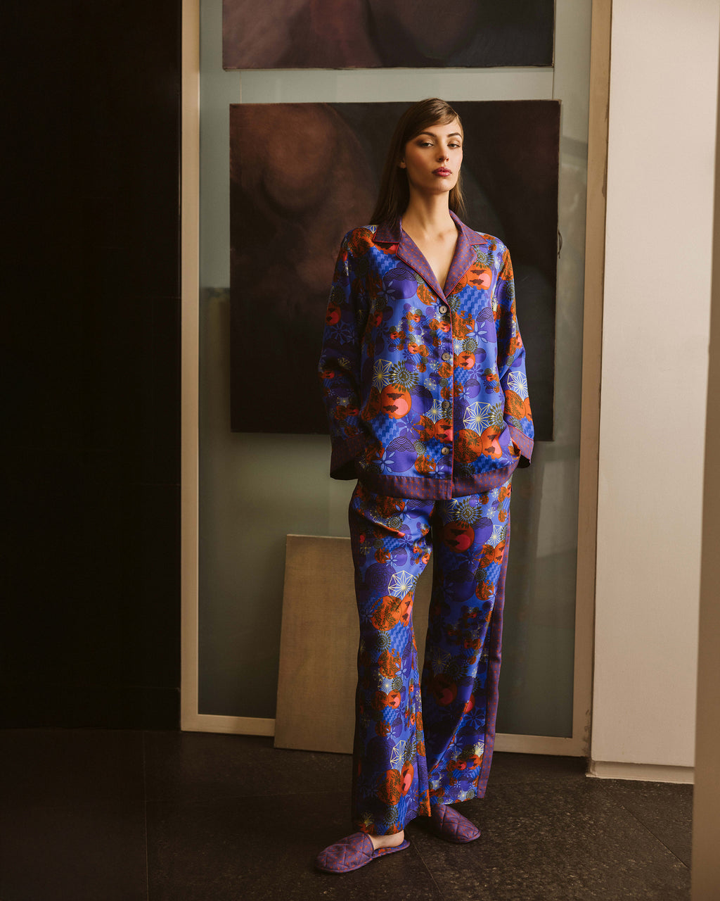 Isa Tama Silk Pajama Set