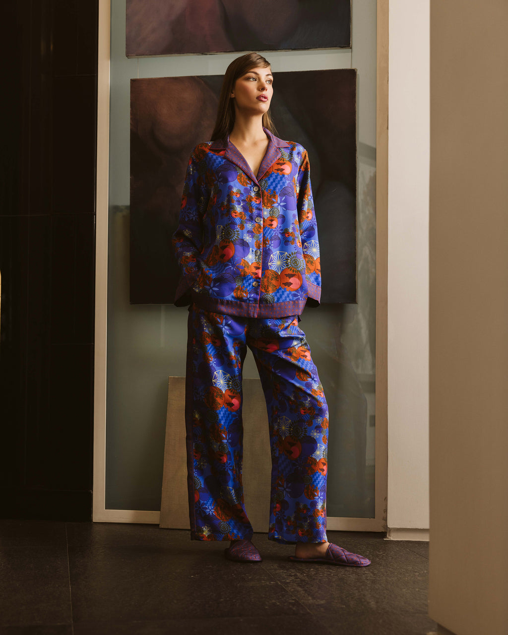 Isa Tama Silk Pajama Set