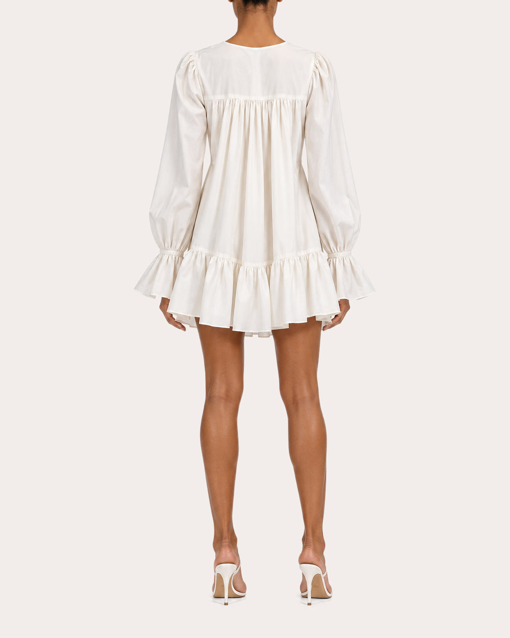 Thistle Cotton Poplin Ruffle Mini Dress