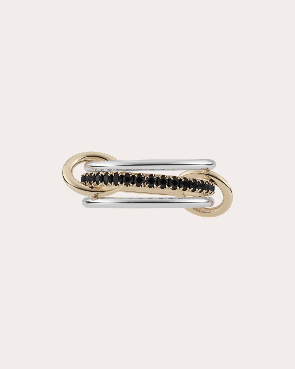 Black Diamond Two-Tone Tigris Ring