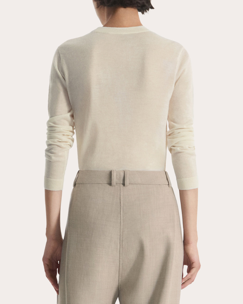 Fine Cashmere Long-Sleeve Top