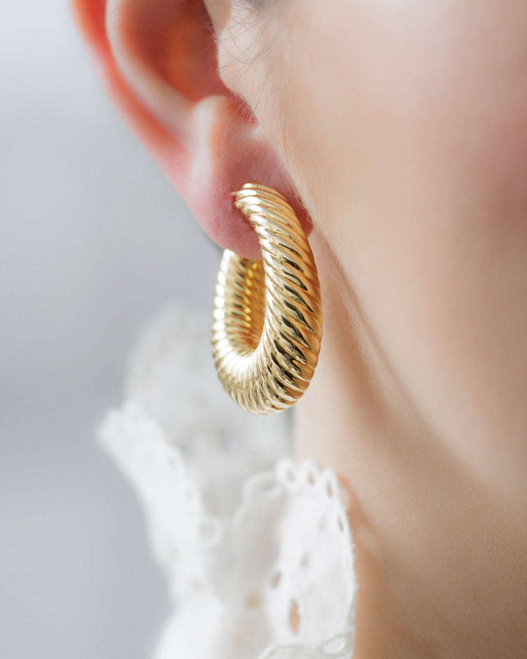 Vintage Van Cleef & Arpels Clip-On Hoop Earrings
