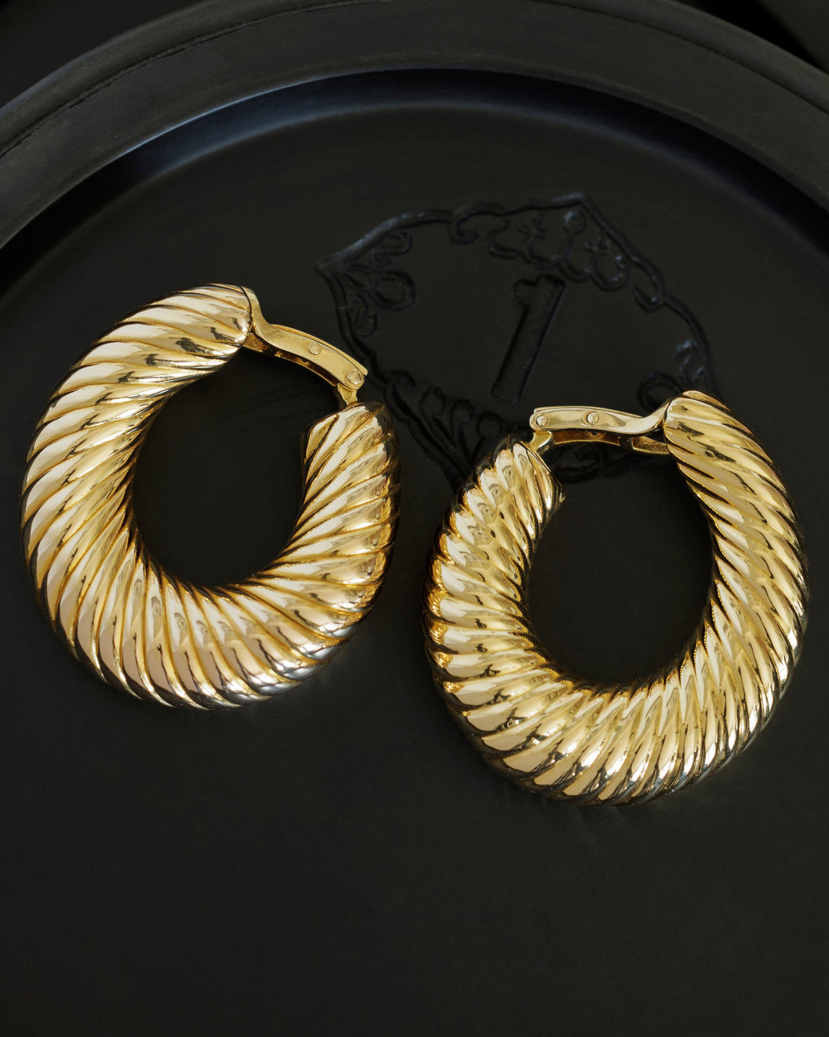 Vintage Van Cleef & Arpels Clip-On Hoop Earrings