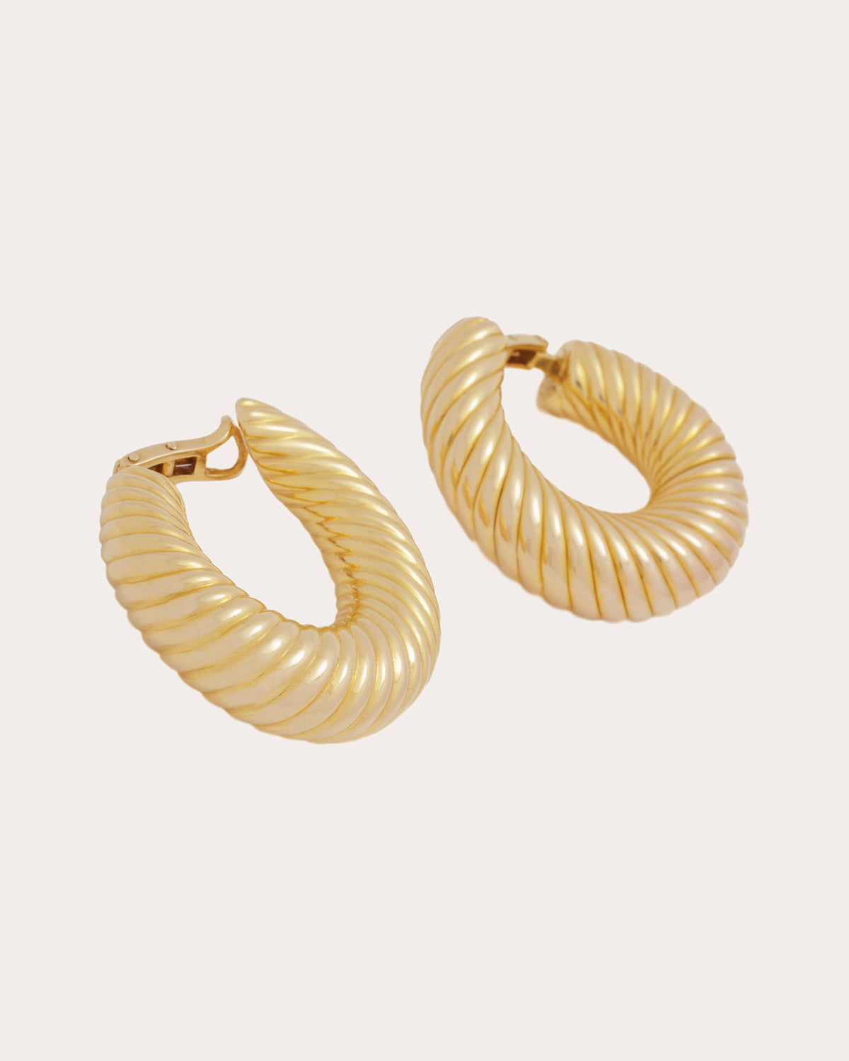Vintage Van Cleef & Arpels Clip-On Hoop Earrings