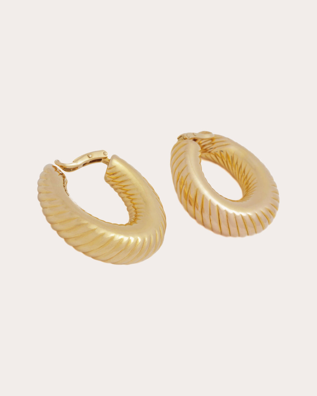 Vintage Van Cleef & Arpels Clip-On Hoop Earrings