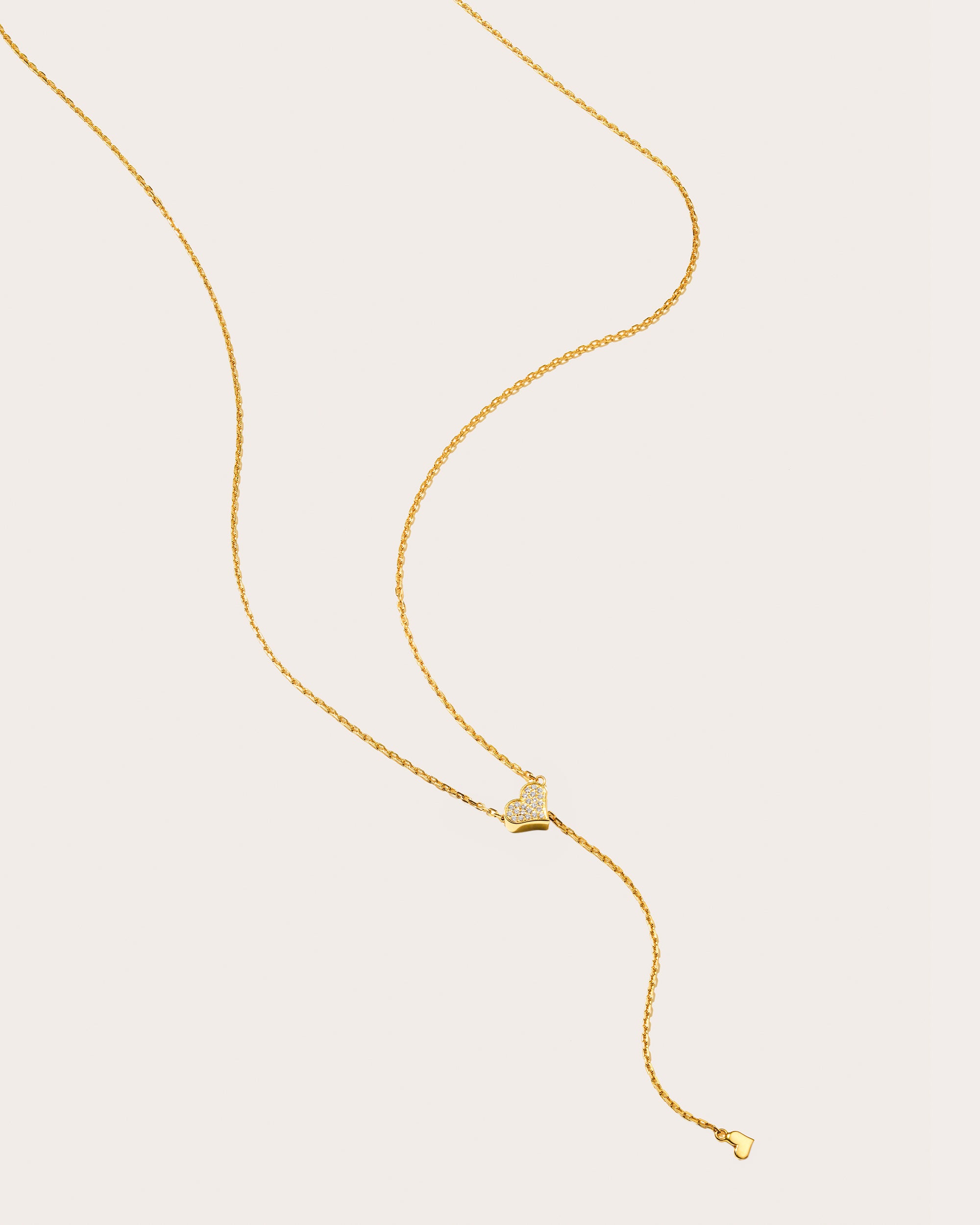 Diamond Heart Transformer Necklace