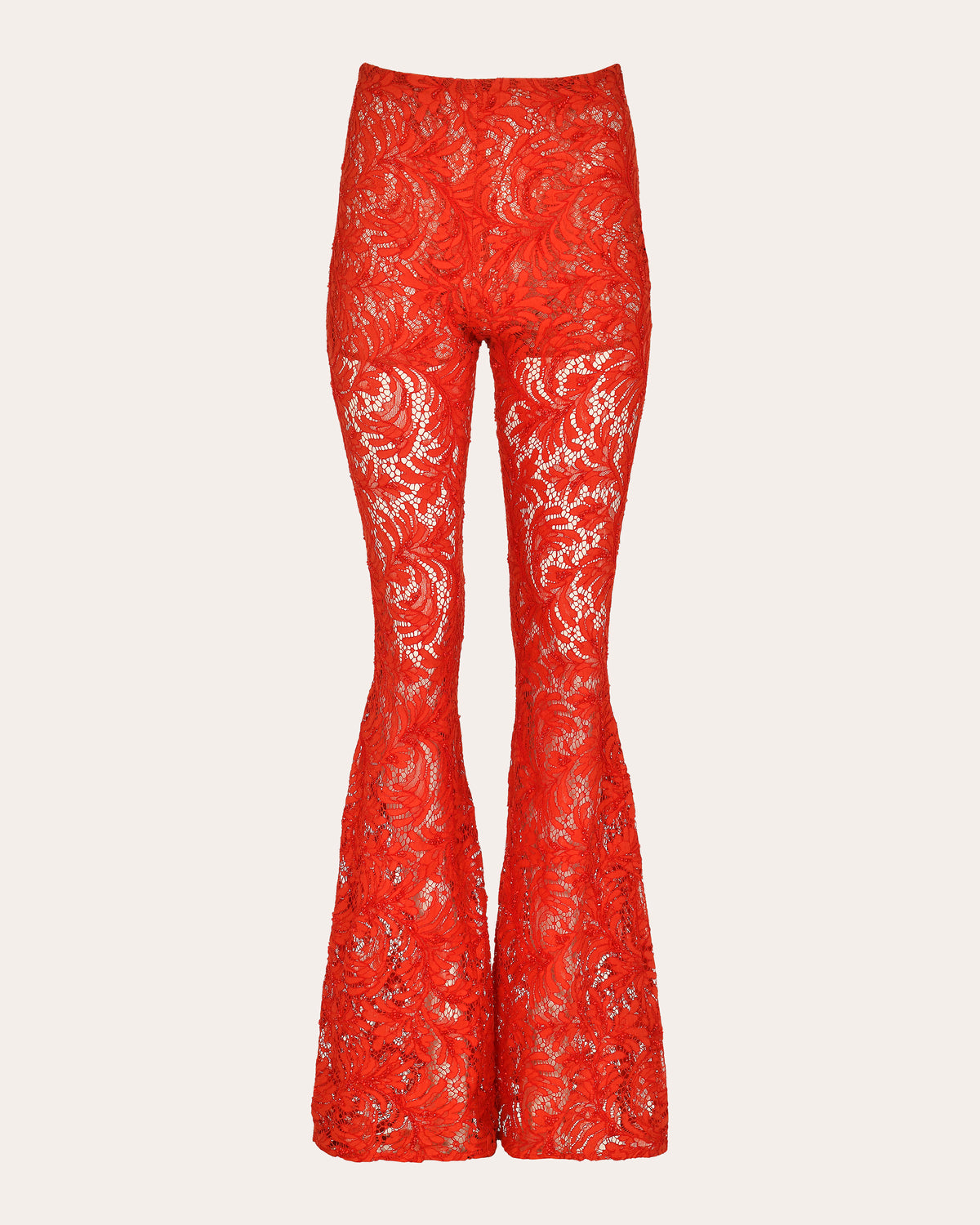 Velvet Lace Flare Pants
