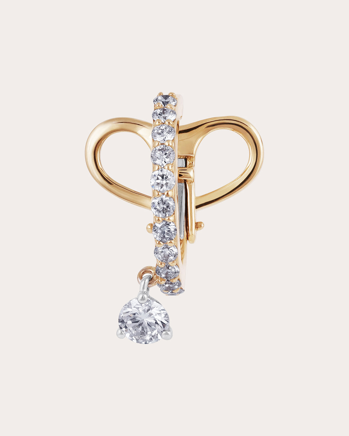 Diamond Triple Row Victoria Ear Cuff