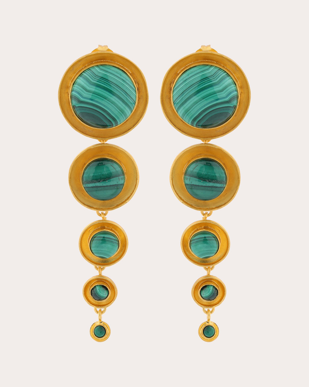 Malachite Vida Drop Earrings
