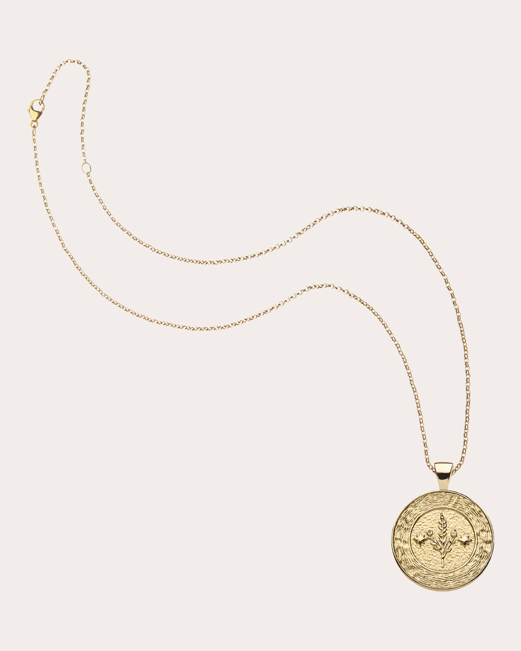 VIRGO Small Zodiac Coin Pendant Necklace
