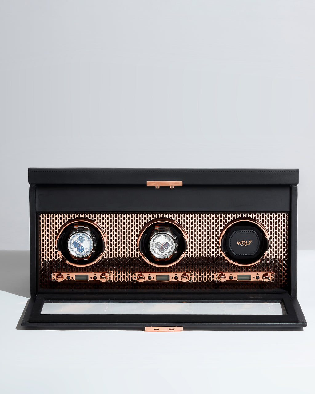 Axis Triple Watch Winder Storage Case