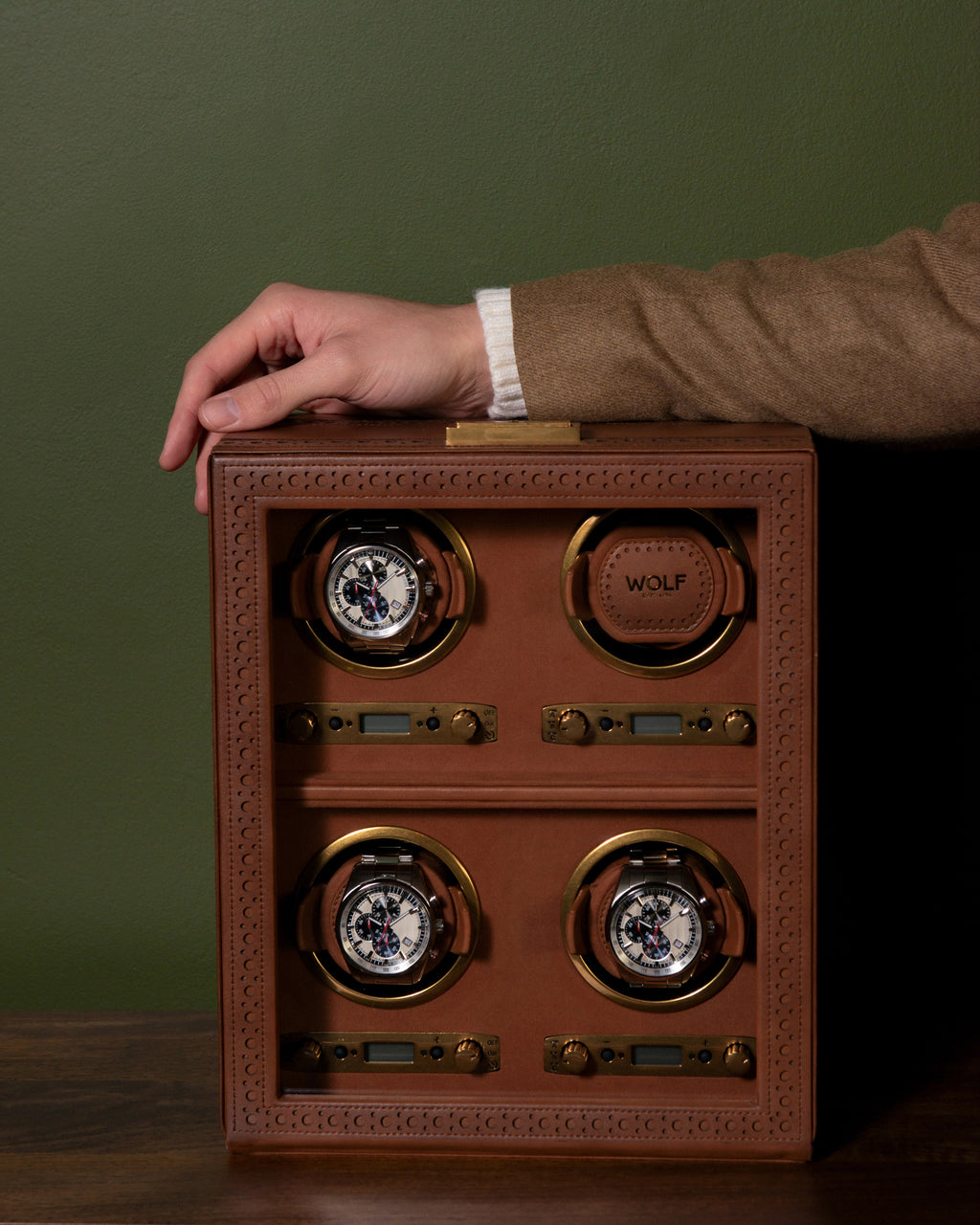 Brogue 4-Piece Watch Winder